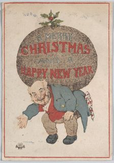 Greeting Card, 1866. Creator: Charles Henry Bennett