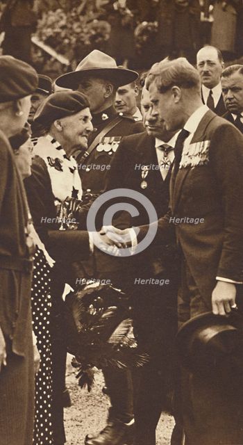 'Greeting a Canadian Mother', 1937. Artist: Unknown.