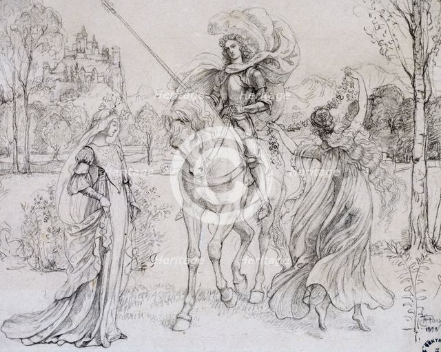 Greeting the Knight', c1880-1932. Artist: Armand Point