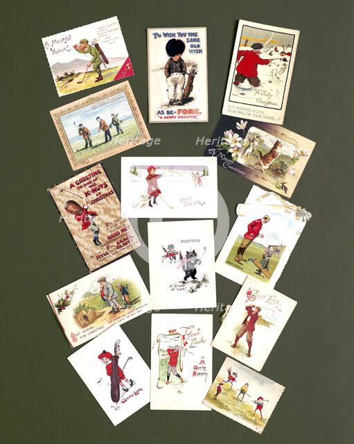 Greetings cards, c1905-c1920. Artist: Unknown