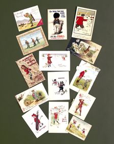Greetings cards, c1905-c1920. Creator: Unknown