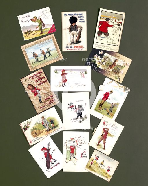 Greetings cards, c1905-c1920. Creator: Unknown.