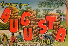 Greetings from Augusta, Georgia: A Busy day in the Cotton Field, 1943