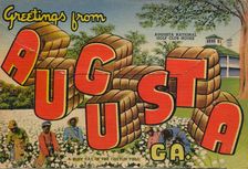 Greetings from Augusta, Georgia: A Busy day in the Cotton Field, 1943