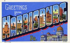 Greetings from Harrisburg, Pennsylvania postcard, 20th century