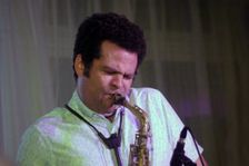 Greg Ward, Linda May Han Oh Quartet, Watermill Jazz Club, Dorking, Surrey, 26 Oct 2021. Creator: Brian O'Connor