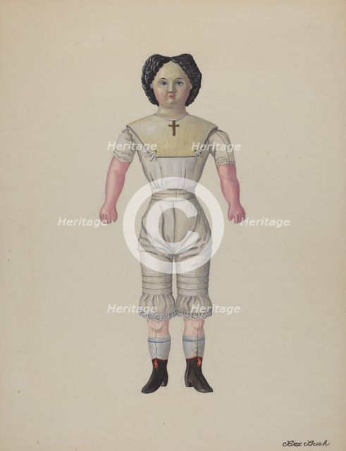 Greiner Doll "Minerva", c. 1937. Creator: Rex F Bush.