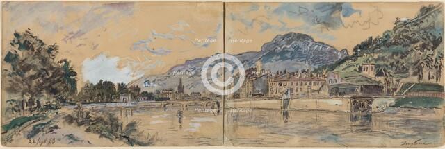 Grenoble, 1883. Creator: Johan Barthold Jongkind.