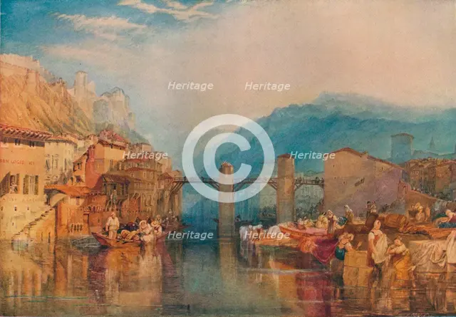 'Grenoble Bridge', 1824. Artist: JMW Turner.