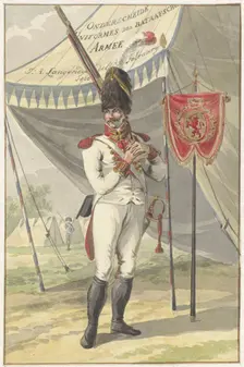 Grenadier of the Guard of his Exellence of the Grand Pensionary, 1806. Creator: Jan Antony Langendijk