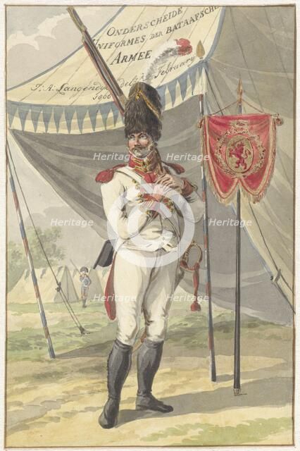 Grenadier of the Guard of his Exellence of the Grand Pensionary, 1806. Creator: Jan Antony Langendijk.