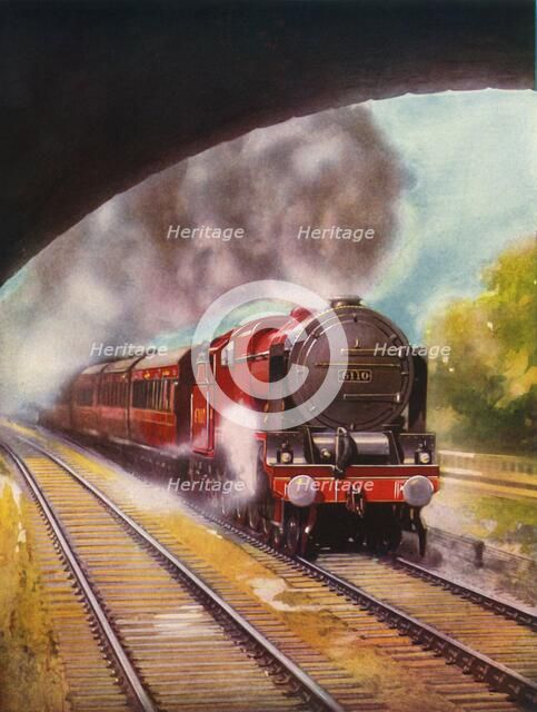 "Grenadier Guardsman," one of the L.M.S. "Royal Scots,"', 1935-36. Creator: Unknown.