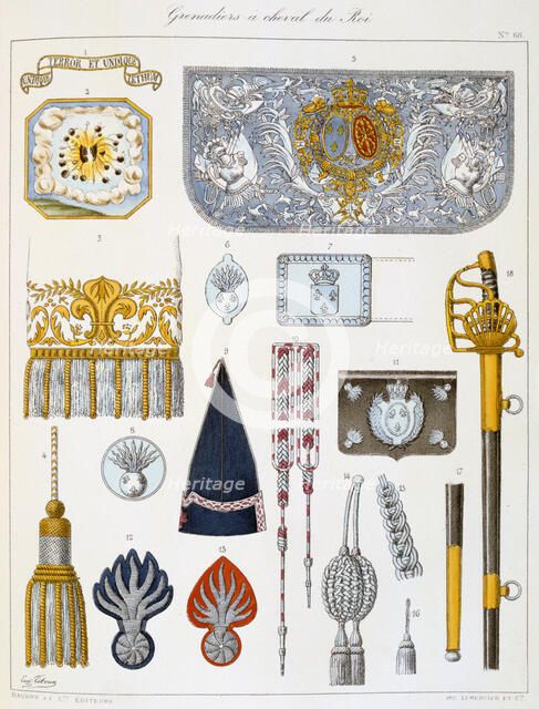 Grenadiers à Cheval du Roi, Insignia Artist: Eugene Titeux