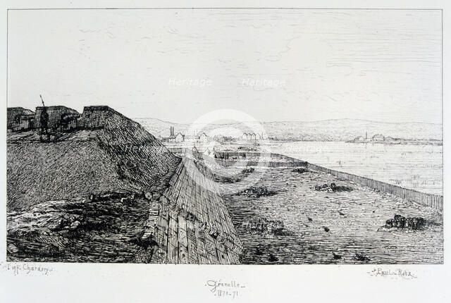 Grenelle, Siege of Paris, 1870-1871. Artist: Paul Roux