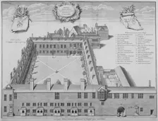 Gresham College, City of London, 1740. Creator: George Vertue