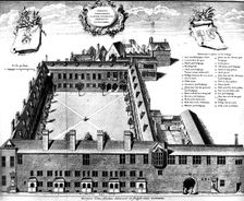 Gresham College, London, 1739. Creators: Unknown, George Vertue