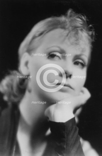 Greta Garbo (1905-1990), Swedish actress, c1920s. Artist: Unknown