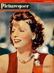 Greta Garbo (1905-1990), Swedish-born American actress, 1942