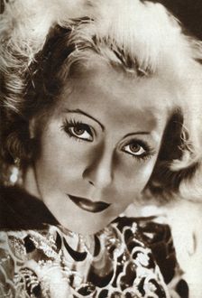 Greta Garbo, Swedish actress, 1933