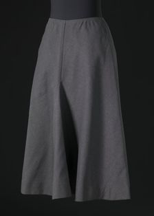 Grey wool skirt designed by Arthur McGee, mid 20th-late 20th century. Creator: Arthur McGee