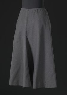 Grey wool skirt designed by Arthur McGee, mid 20th-late 20th century. Creator: Arthur McGee