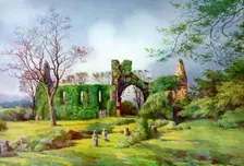 Grey Abbey, County Down, Northern Ireland, 1924-1926.Artist: FC Varley