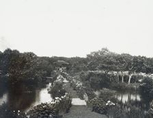 "Grey-Croft," Stephen Swete Cummins house, Huntting Lane, East Hampton, New York, 1913. Creator: Frances Benjamin Johnston