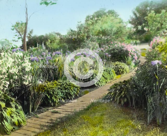 "Grey-Croft," Stephen Swete Cummins house, Huntting Lane, East Hampton, New York, 1913. Creator: Frances Benjamin Johnston.