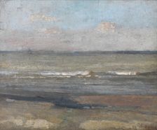 Grey Seascape, 1880. Creator: James Ensor