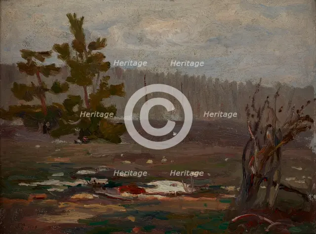 Grey Spring Day, 1903. Creator: Jan Stanislawski.