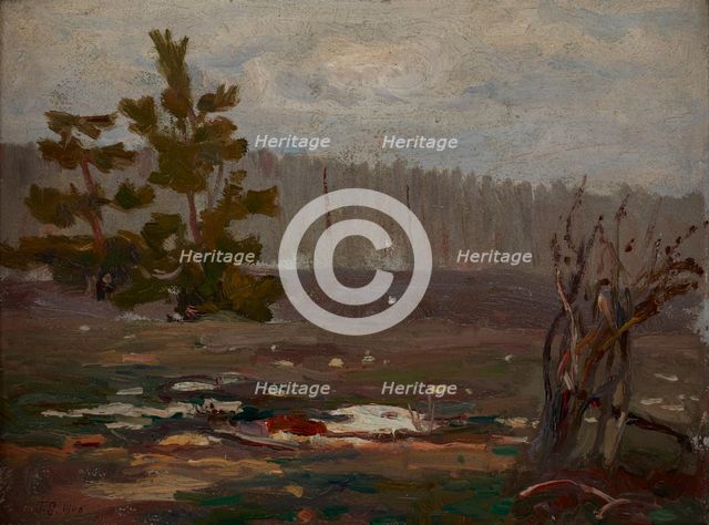 Grey Spring Day, 1903. Creator: Jan Stanislawski.