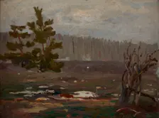 Grey Spring Day, 1903. Creator: Jan Stanislawski