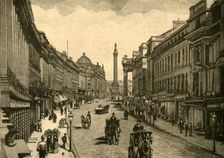 Grey Street, Newcastle-on-Tyne, c1890. Creator: Unknown