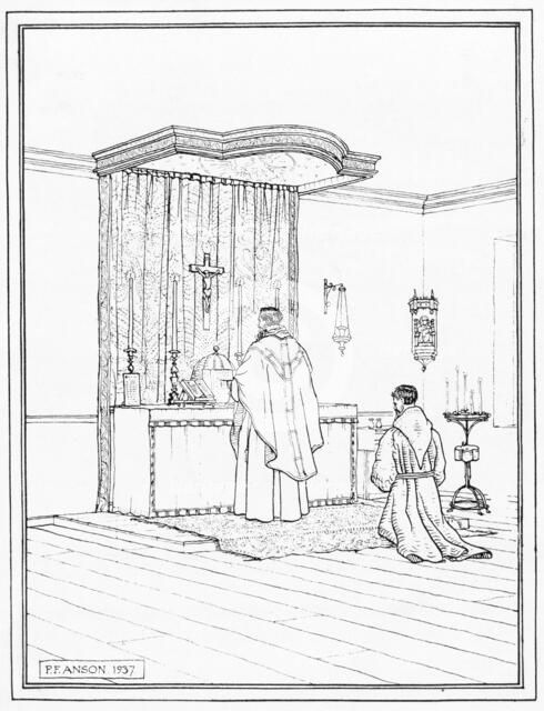 Greyfriars, Walsingham, Norfolk, 1937. Artist: Peter Frederick Anson.