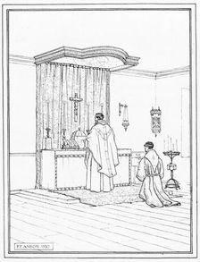 Greyfriars, Walsingham, Norfolk, 1937. Artist: Peter Frederick Anson