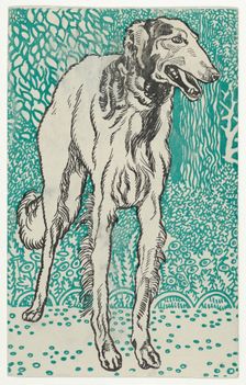 Greyhound, 1912. Creator: Moritz Jung