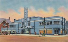Greyhound Bus Terminal 1942. Artist: Caufield & Shook