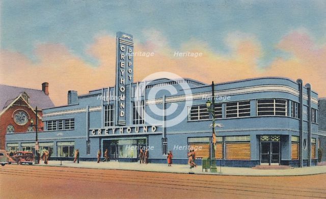 'Greyhound Bus Terminal', 1942. Artist: Caufield & Shook.