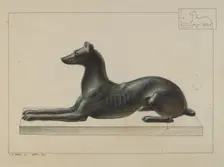Greyhound, c. 1938. Creator: John B. Moll