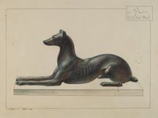 Greyhound, c. 1938. Creator: John B. Moll