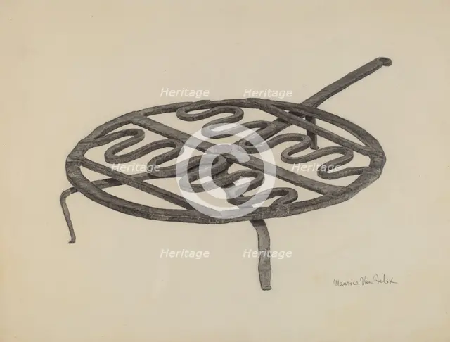 Gridiron, c. 1939. Creator: Maurice Van Felix.