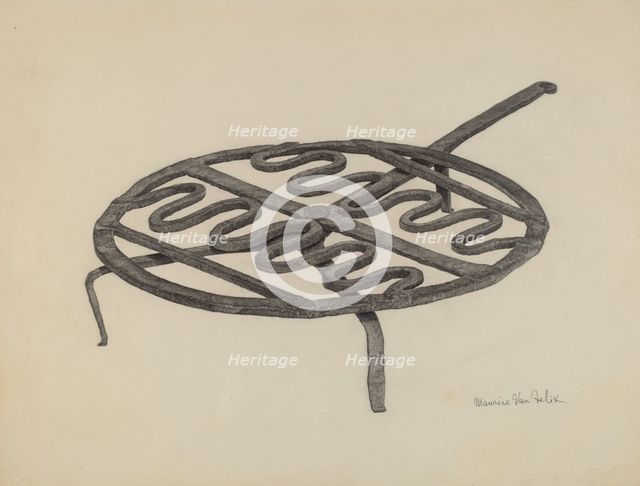 Gridiron, c. 1939. Creator: Maurice Van Felix.