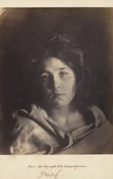 Grief, about 1865. Creator: Julia Margaret Cameron
