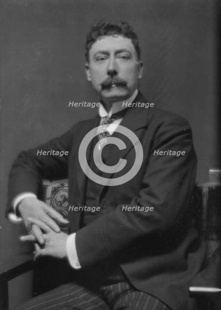 Grierson, Frances, Mr., portrait photograph, 1913. Creator: Arnold Genthe.
