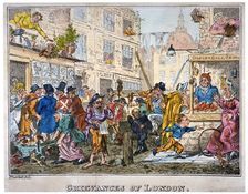 Grievances of London 1812. Artist: George Cruikshank
