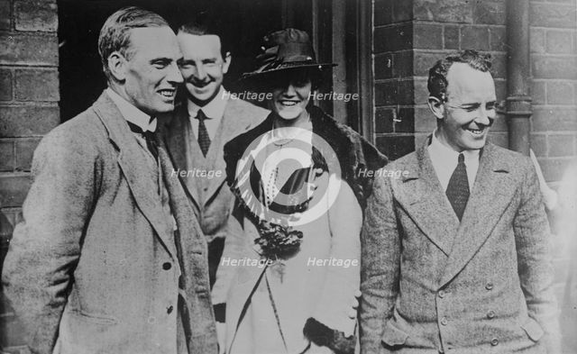 Grieve, Mrs. Hawker, Harry Hawker, between c1915 and c1920. Creator: Bain News Service.