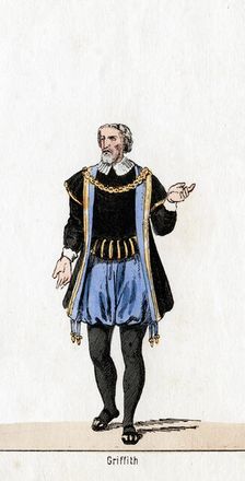 Griffith, costume design for Shakespeare's play, Henry VIII, 19th century