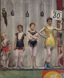 Grimaces et misère - Les Saltimbanques (acrobates), 1888. Creator: Fernand Pelez