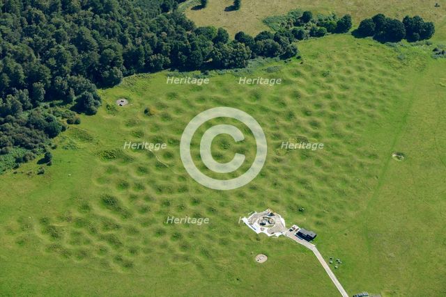 Grimes Graves, a Neolithic flint mining complex, Thetford Forest, Norfolk, 2023. Creator: Damian Grady.