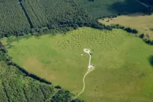 Grimes Graves, a Neolithic flint mining complex, Thetford Forest, Norfolk, 2023. Creator: Damian Grady